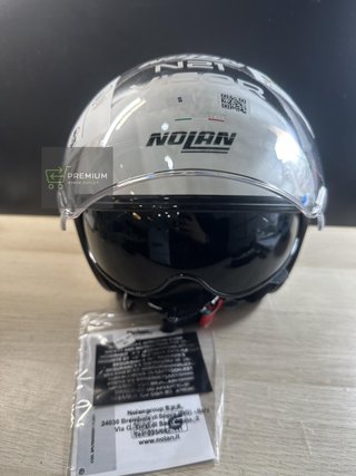 NOLAN  casco  N21 Visor 06 Classic 305 S, Color Blanco