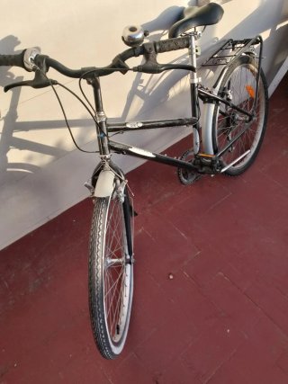 Bicicleta Paseo 24 Negra Decathlon