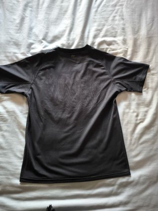Camiseta Quechua Hombre Gris Manga Corta