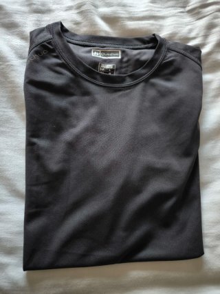 Camiseta Quechua Hombre Gris Manga Corta