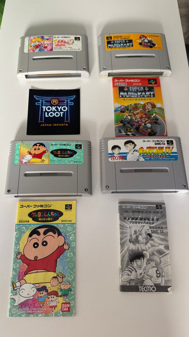 Lote Super Famicom: Mario Kart, Crayon Shin-chan