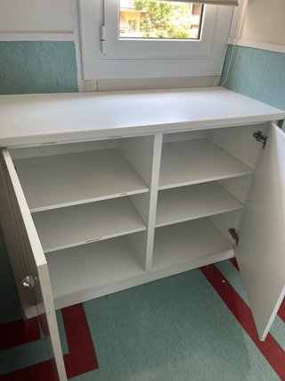 Mueble blanco 2 puertas melamina