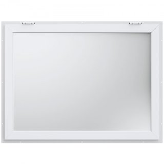 Ventana de Concesión 48"x36", Ventana de Servicio para Camiones de Comida de Aleación de Aluminio con Puerta de Toldillo y Gancho de Arrastre, Ventana de Servicio de Pie hasta 85 Grados para Camio...