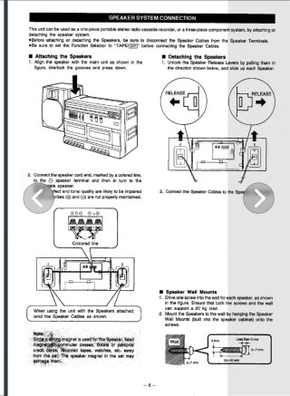 Panasonic RX-CT800 Boombox Radio Cassette