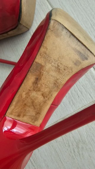 Zapatos Jimmy Choo Rojos Talla 38