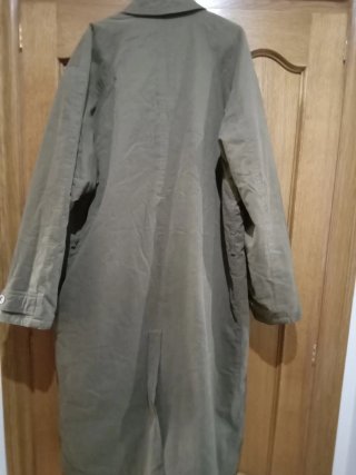 Gabardina hombre verde
