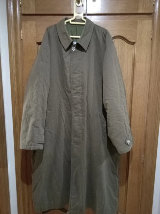 Gabardina hombre verde