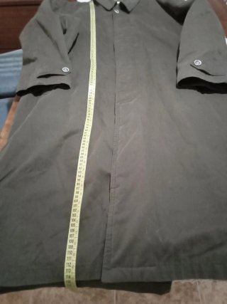 Gabardina hombre verde