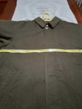 Gabardina hombre verde