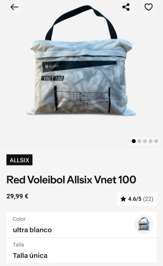 Red Voleibol Allsix Vnet 100