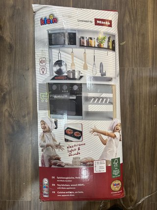 Theo Klein 7199 Cocina Miele, Cocina Blanca de Madera