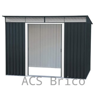 Caseta Metálica Top Shed Pent Roof Antracita 173x263x201 cm - Duramax