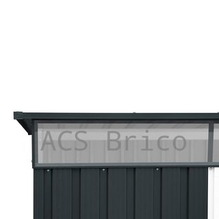 Caseta Metálica Top Shed Pent Roof Antracita 173x263x201 cm - Duramax