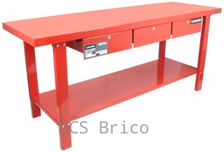 Banco Mesa Trabajo Metal 2000x640 mm - 65260 - Mader