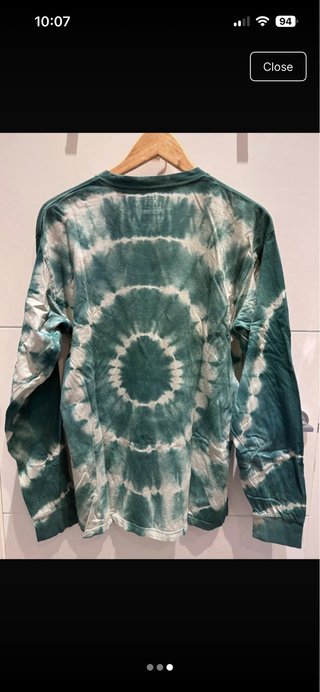 Camiseta Vans Tye-Dye Verde Manga Larga
