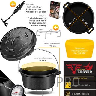 Juego de horno holandés para barbacoa - Kesser