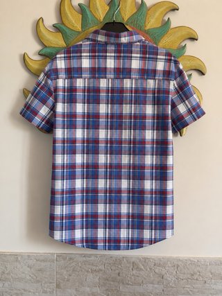 Camicia a quadri corta