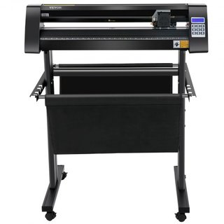 Cortadora de Vinilo, Plotter de Vinilo de 870 mm, Cortadora de Plotter con Pantalla LED, Semi-Automática con Ojo Óptico Integrado para Guía Precisa, Compatible con el Software SignMaster para Sist...