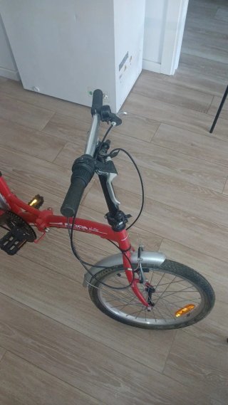 Bicicleta Plegable Roja BOOMERANG