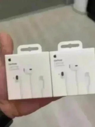 Lote 2 EarPods Apple con Conector Lightning (Caja