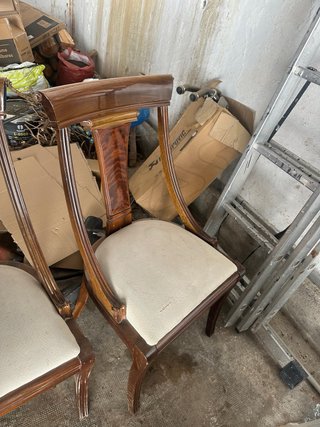 Pareja Sillas Comedor Clásicas Vintage Madera
