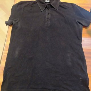 Polo Dolce & Gabbana Nero Manica Corta Tg 50