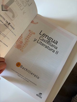Lengua Castellana y Literatura II 2º Bach. Editex