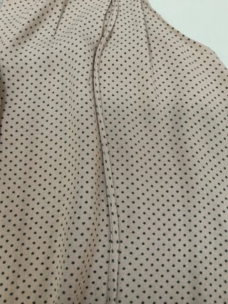 Blusa sin mangas lunares rosa palo