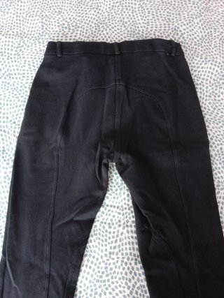 Pantalón equitación mujer Fouganza negro