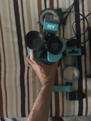 Microscopio Trinocular RF4 360º Con camara 2k