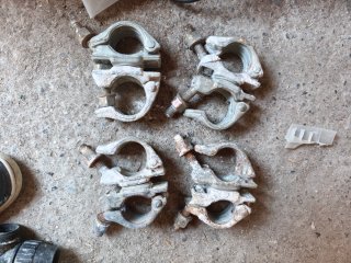 Abrazaderas para andamio (4 unidades)