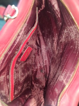 Bolso Loewe Rojo Piel