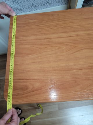 Mesa de cocina madera y metal