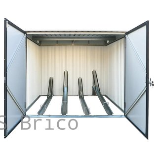 Caseta Metálica Guarda Bicicletas 202x196x140 cm - Duramax
