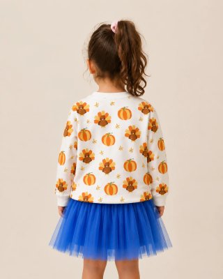 Conjunto calabaza y pavo 4 años