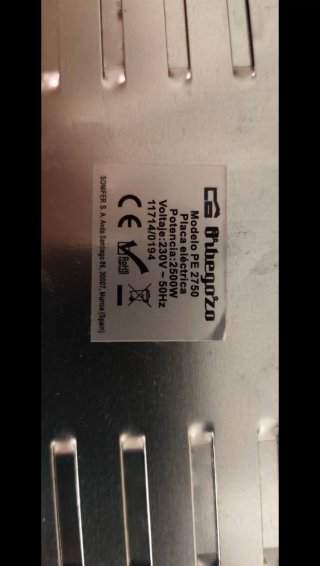 Placa Eléctrica Orbegozo PE 2750 Doble