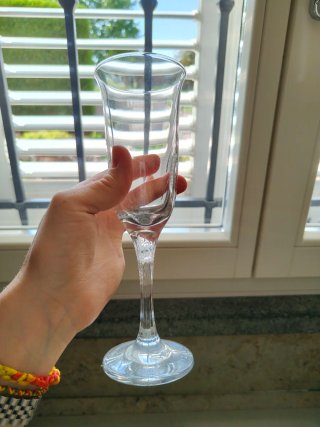 Set 12 Calici Flute Champagne Vetro