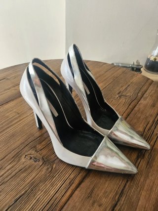 Zapatos de tacón negros talla 38