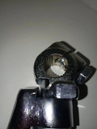 Palanca de arranque moto cromada