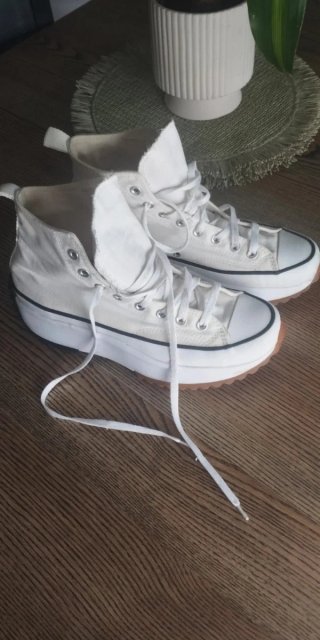 Zapatillas Converse plataforma blancas