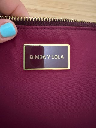 Cartera Bimba y Lola Granate Nylon