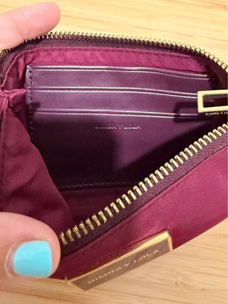 Cartera Bimba y Lola Granate Nylon
