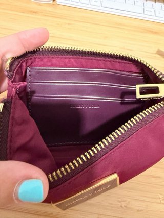 Cartera Bimba y Lola Granate Nylon
