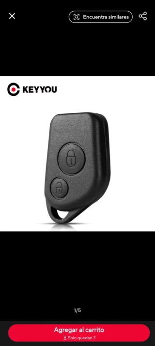 Carcasa Mando Llave Coche KEYYOU