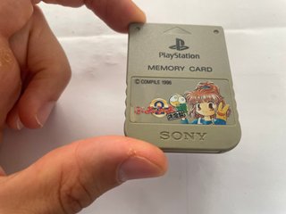Sony Playstation 1 Ps1 Puyo Puyo 2 Memory Card Ori
