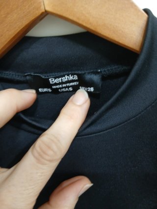 Body Bershka Mangas Abullonadas  S