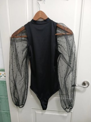 Body Bershka Mangas Abullonadas  S