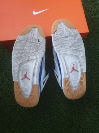 Zapatillas Jordan 4 Talla 41 Morado Blanco