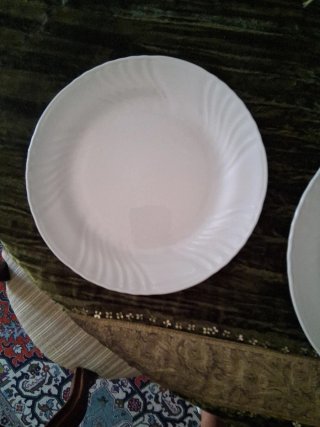 Completo da18 Piatti Tognana Ceramica Bianchi