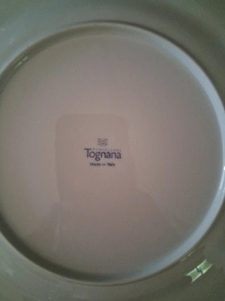 Completo da18 Piatti Tognana Ceramica Bianchi